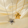 Collar Mujer Colgante Estrella oro