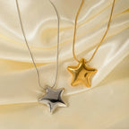 Collar Mujer Colgante Estrella oro
