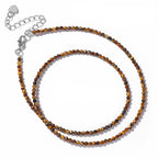 Collar Mujer Piedra Ojo de Tigre
