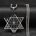 Collar Hexagrama Estrella de David Judaísmo Colgante estilo 2