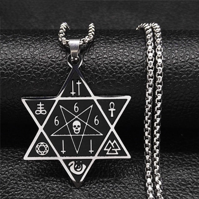 Collar Hexagrama Estrella de David Judaísmo Colgante estilo 2