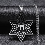 Collar Hexagrama Estrella de David Judaísmo Colgante estilo 4