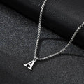 Collier homme avec pendentif initiale - lettre