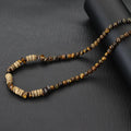 Collar Hombre Piedra Ojo de Tigre