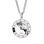 Collar Horóscopo Colgante Constelaciones del Zodiaco Plata aries