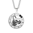 Collar Horóscopo Colgante Constelaciones del Zodiaco Plata escorpión