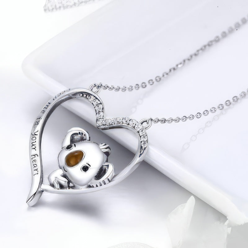 Collar Koala Plata