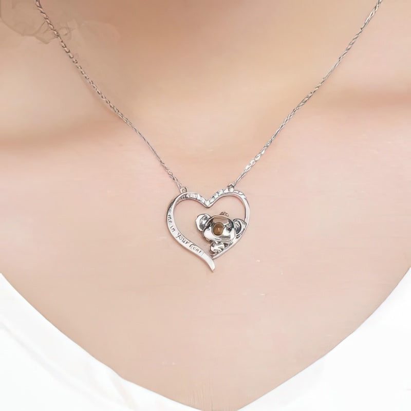 Collar Koala Plata