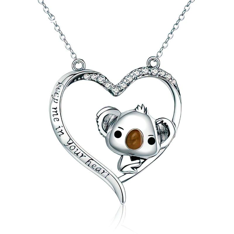 Collar Koala Plata