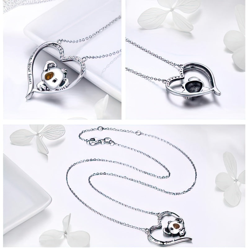 Collar Koala Plata