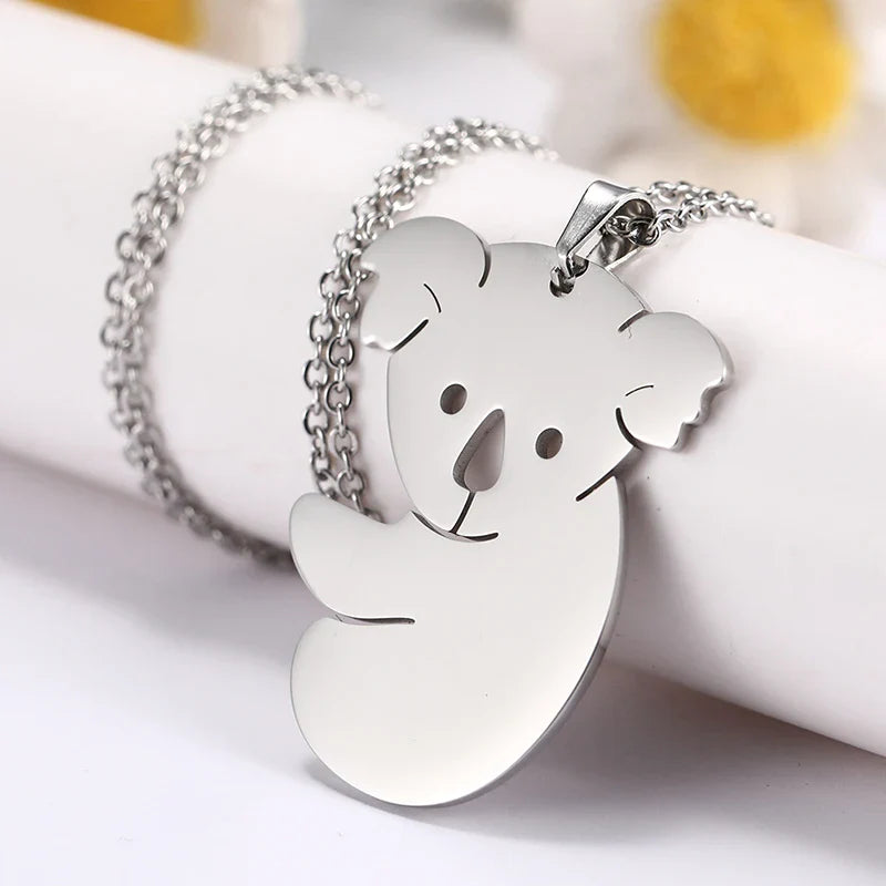 Collar Koala Plata