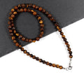 Collar Ojo de Tigre Hombre