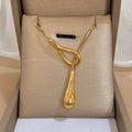 Collar Original con Colgante Gota de Agua oro