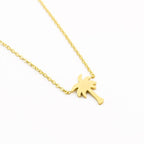 Collar Palma Oro & Plata para Mujer oro