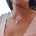 Collar Palma Oro y Plata Mujer