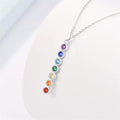 Collar Colgante 7 Chakras Piedras Naturales Cadena Hombre Mujer