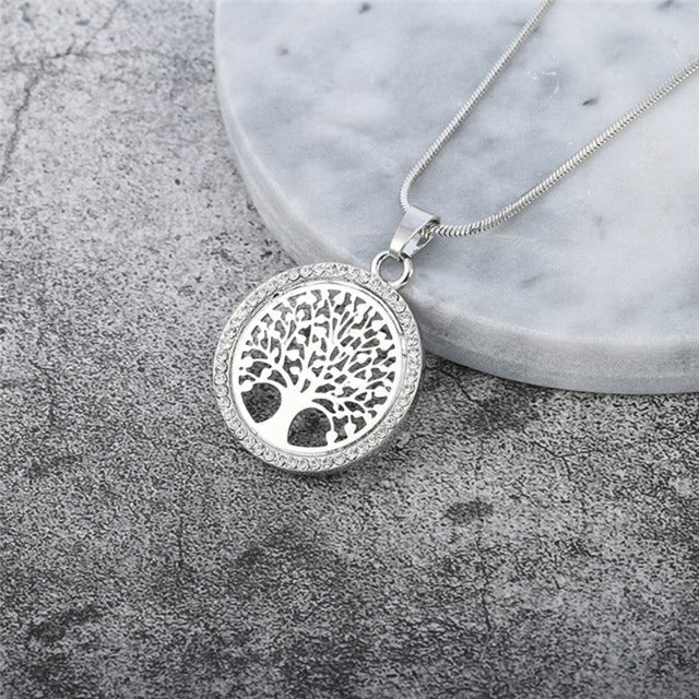 Collar Colgante Árbol de la Vida Mujer plata