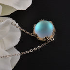 Collar Colgante Aurora Boreal Azul azul celeste