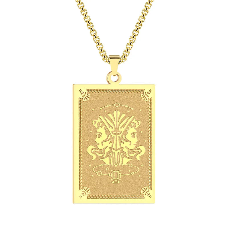 Collar Colgante con Signo del Zodiaco