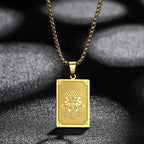 Collar Colgante con Signo del Zodiaco oro