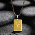 Collar Colgante con Signo del Zodiaco