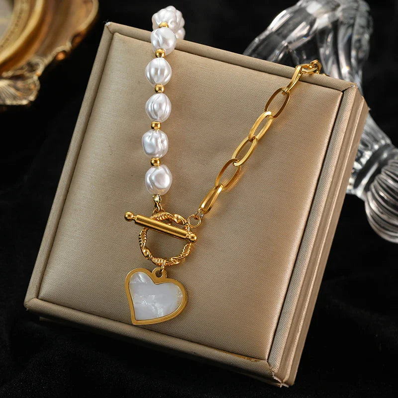 Collar Colgante Corazón Mujer 1