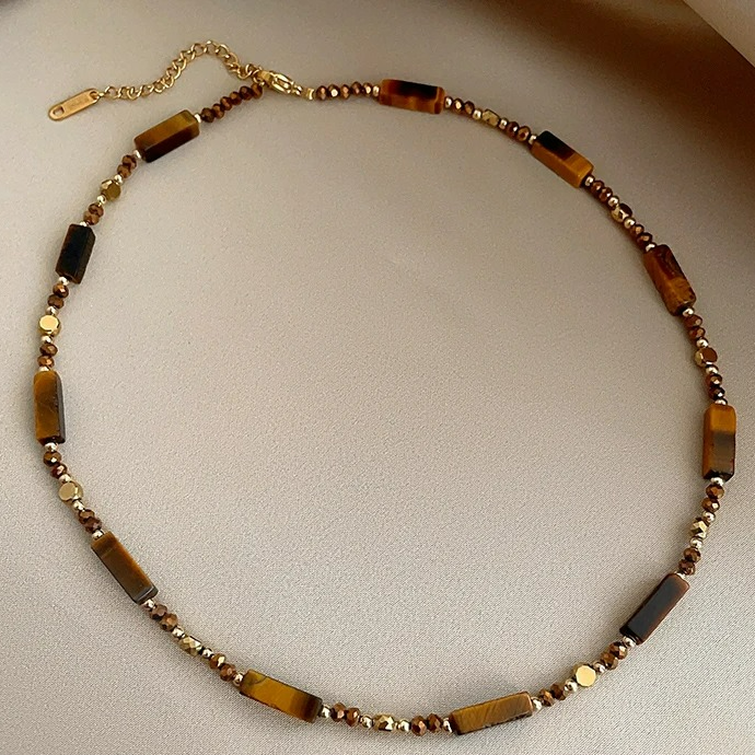 Collar Colgante de Protección Ojo de Tigre A