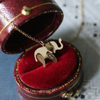 Collar Colgante Elefante oro