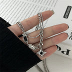 Collar Colgante Estrella con Piedra de Circonio