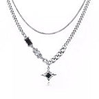 Collar Colgante Estrella con Piedra de Circonio