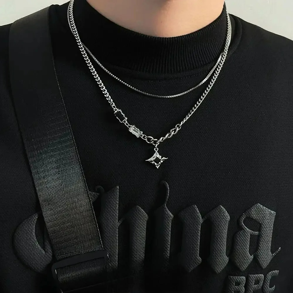 Collar Colgante Estrella con Piedra de Circonio