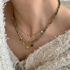 Collar con Colgante de Estrella Estilo Bohemio
