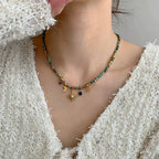 Collar con Colgante de Estrella Estilo Bohemio