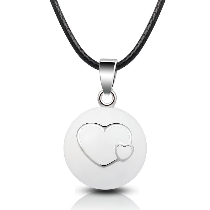 Collar Colgante Mujer Embarazada Bola de Embarazo corazón