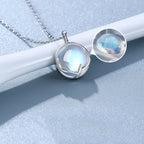 Collar Colgante Fertilidad con Piedra de Luna de Circonio