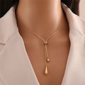 Collar Colgante Gotas Finas de Agua