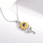 Collar Colgante Flor de Girasol