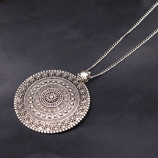 Collar Colgante Flor de la Vida Mandala Dawapara Mujer