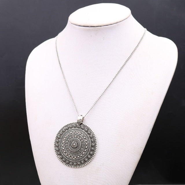 Collar Colgante Flor de la Vida Mandala Dawapara Mujer