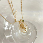 Collar Colgante Flor Signo del Zodiaco