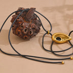 Collar con Colgante Gota de Agua Estilo Bohemio oro