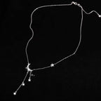 Collar Colgante Luna Estrella Astros Mujer