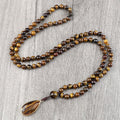 Collar y Colgante Ojo de Tigre Hombre Mujer