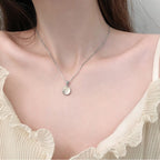 Collar Colgante de Piedra de Luna para Mujer