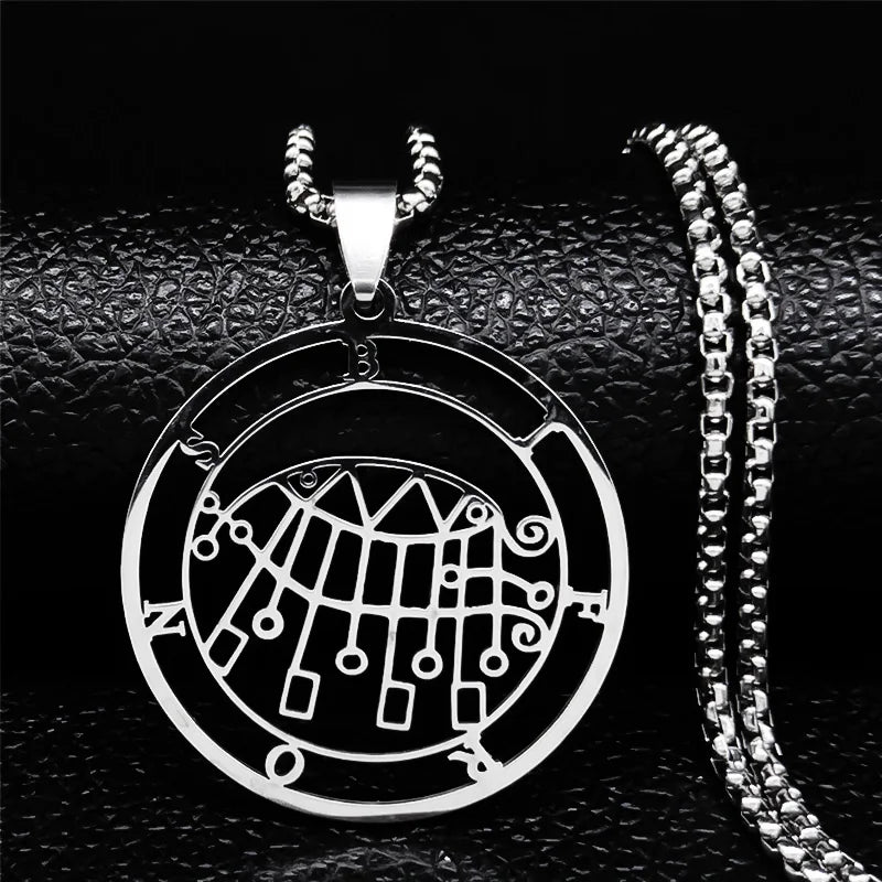 Collar Colgante Sigilo de Demonio bifrons