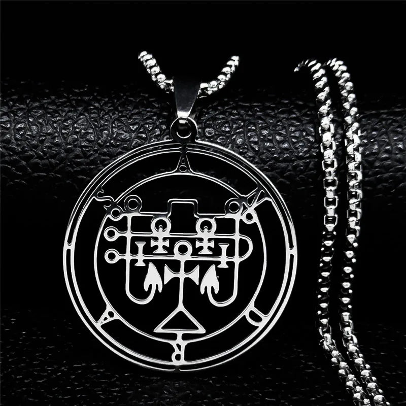 Collar Colgante Sigilo Demoníaco Andras