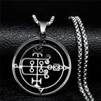 Collar Colgante Sigilo Demoníaco gaap