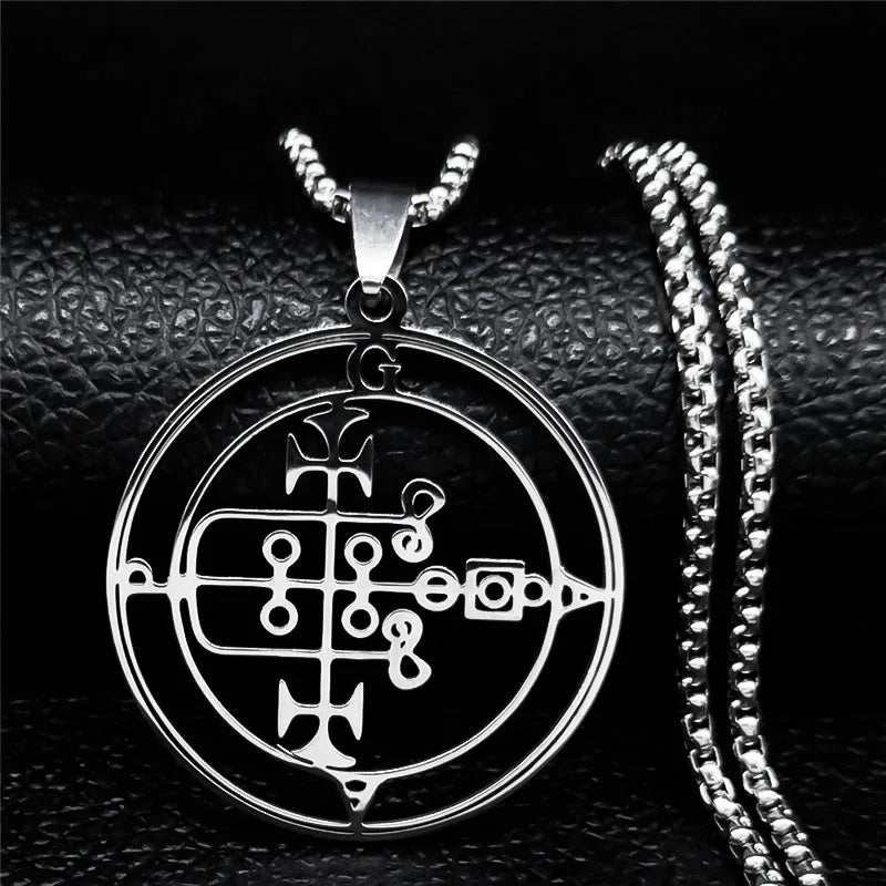 Collar Colgante Sigilo Demoníaco gaap