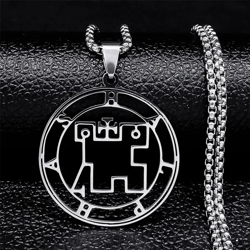 Collar Colgante Sigilo Demoníaco halphas