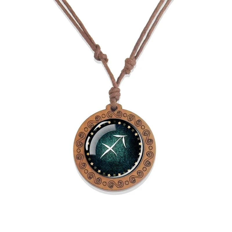 Collar Colgante Signo del Zodiaco 12 Constelaciones sagitario